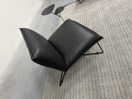 Image 1 of Jess Design Fauteuil Earl Cuir Bonanza noir