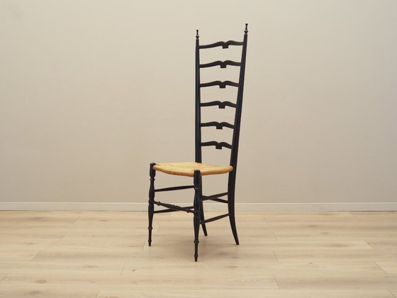 Image 1 of Chaise en hêtre, design italien, années 1950, designer : Gio Ponti, fabricant : Chiavari
