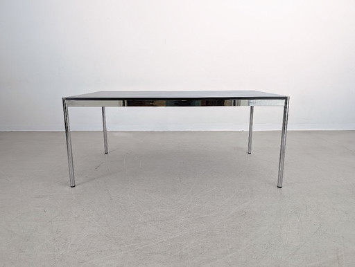 2x Original USM Haller Desk Black Dining Table Design Table