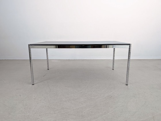 Image 1 of 2x Original USM Haller Desk Black Dining Table Design Table