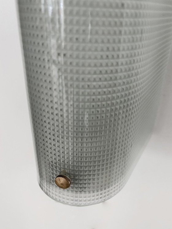 Glass Wall lights, Italy, 1950s, set of 2 – Metal (photo 12 of 14)