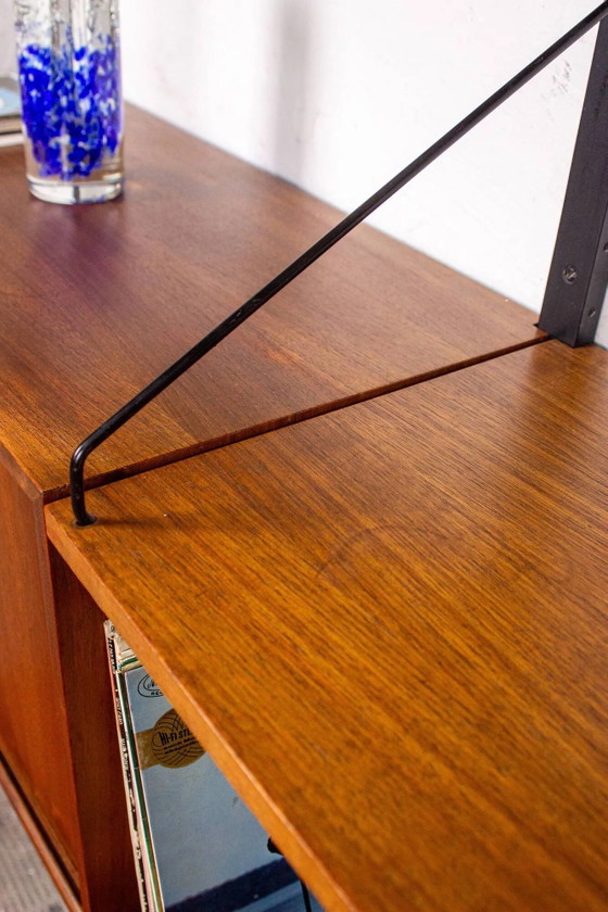 Poul Cadovius Shelving System Cado Royal Vintage Teak 60s – Shelving unit, Wood, Metal, Scandinavian (photo 12 of 18)