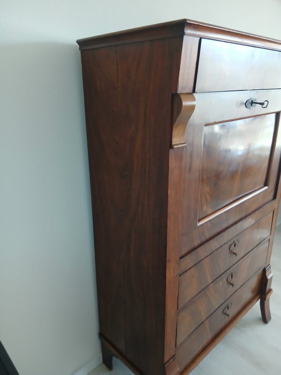 Image 1 of Scrivania da segretaria in stile Impero olandese/Biedermeier