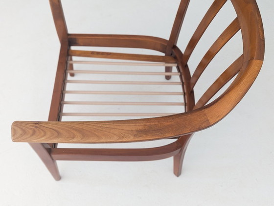 Image 1 of Poltrone in legno di ciliegio Wilhelm Knoll di metà secolo, Germania, anni '60