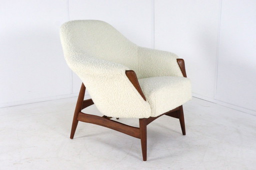 Fauteuil vintage tapissé Beka
