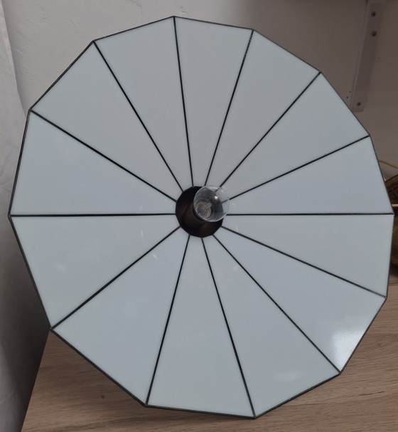 Image 1 of ArtDeco Tiffani vintage hanglamp. 
