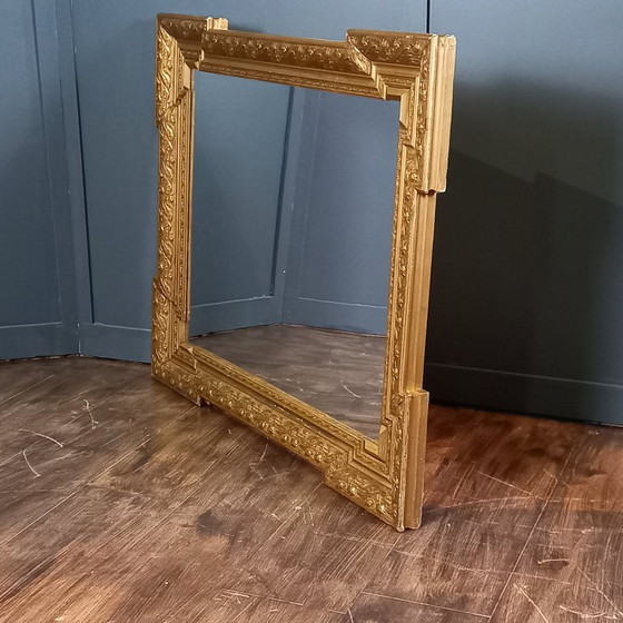 Antique Napoléon III-style Mirror – Early 20th Century – Wood (photo 11 of 12)