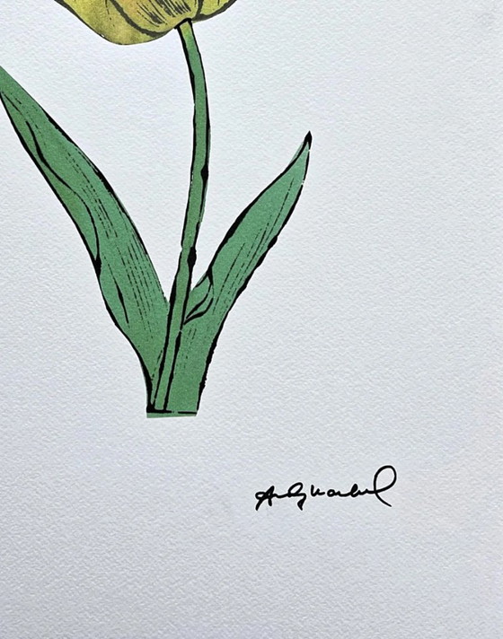 Naar Andy Warhol, Engel in narcissen, jaren 1980, lithografie – Litho's & Zeefdrukken, Paper (photo 4 of 7)