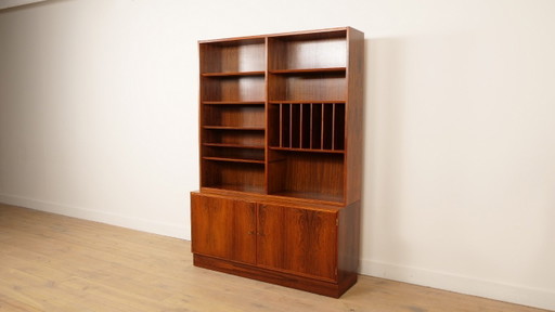 Vintage highboard | Bookcase | Record cabinet | Rosewood | Hundevad for Omann Jun