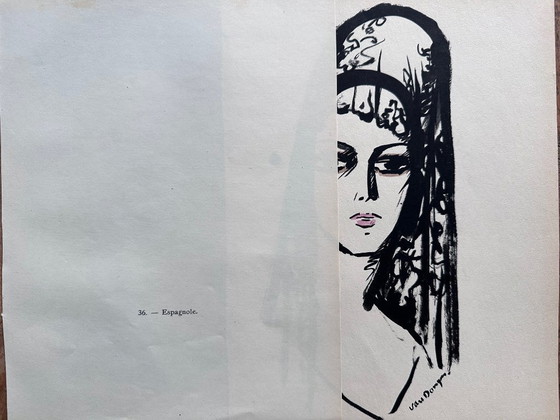 Image 1 of Kees van Dongen Espagnole pochoir 1925