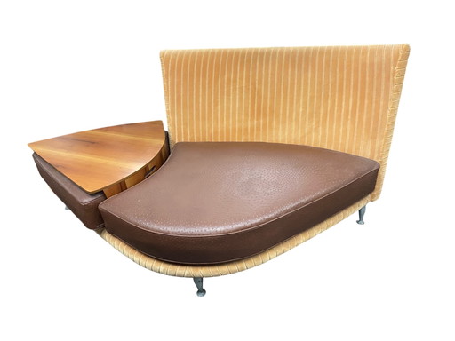 Moroso sofa with wooden table
