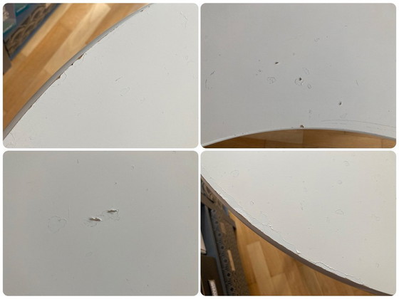 Image 1 of Vintage IKEA VIKA MANNE table (2003) – 150 × 75 cm – original black metal legs