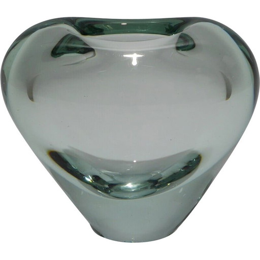Vase Menuet vintage danois par Per Lütken pour Holmegaard, 1960