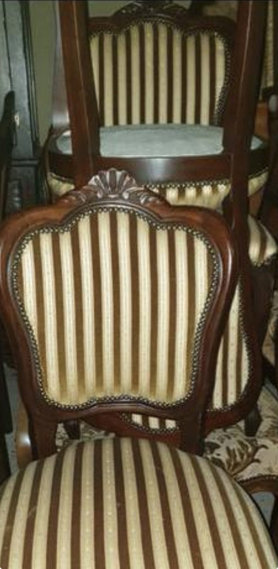 Image 1 of 4 note classiche eetkamer stoelen 
