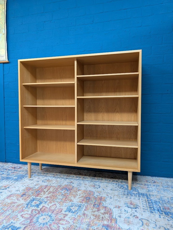 Image 1 of Bücherregal aus Eiche aus der Mitte des Jahrhunderts, Borge Mogensen, 1960er Jahre
