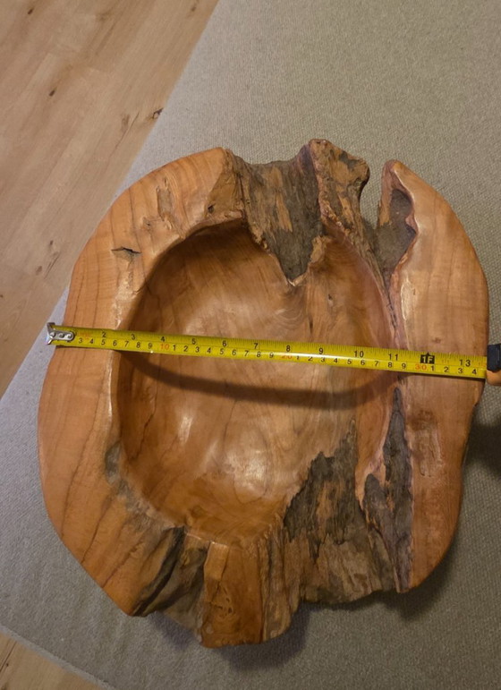Image 1 of Mooie nette teak houten schaal