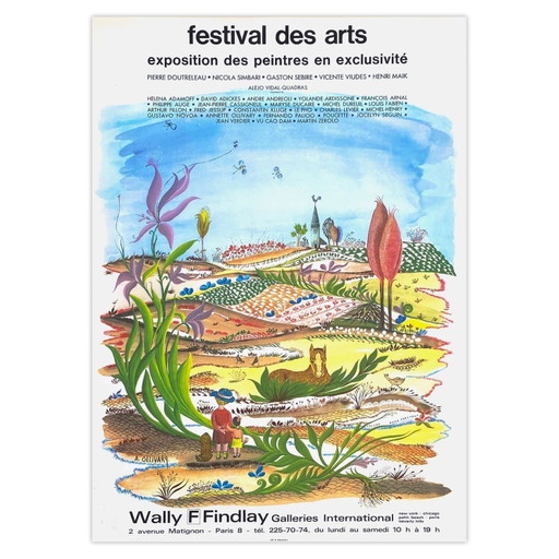 Affiche d'Annette OLLIVARY Expo 75 - Festival des Arts – posters, Paper