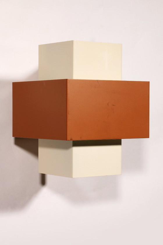 Image 1 of Pair of Geometric Philips Wall Lights, 1960