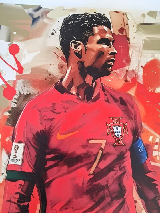 Image 1 of Alberto RICARDO - Cristiano Ronaldo 2 - Künstlerleinwand