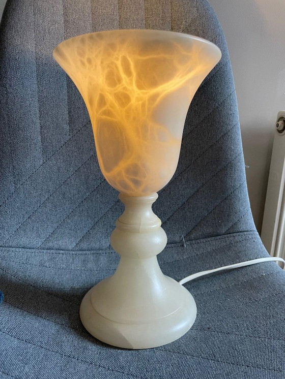 Image 1 of 2x Alabaster table lamp from Massive