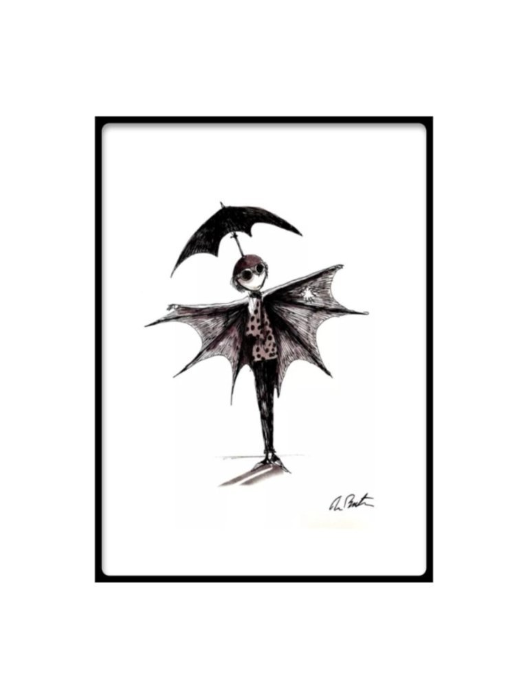 Tim Burton – Untitled 2.0 Official, Signed Print on Plate by Tim