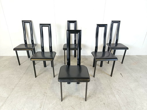 6 sillas de comedor Ycami Regia de Antonello Mosca