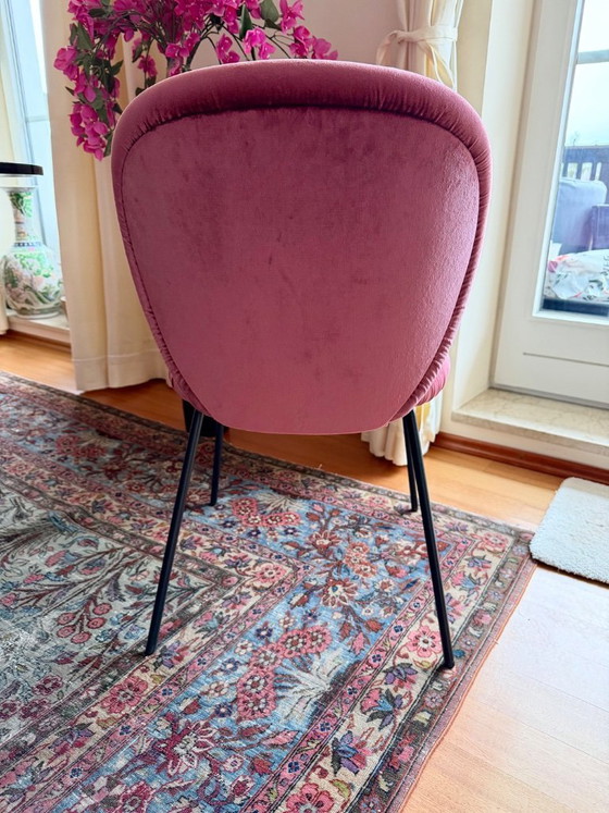 Image 1 of 6 Stühle de diseño „Ona Curved“ – Rosado
