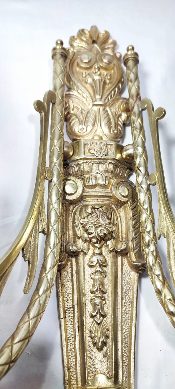 Image 1 of Applique da parete in bronzo, Francia, anni '50