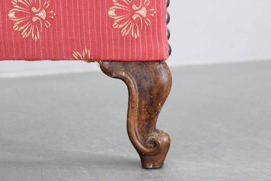 Image 1 of Antiker Paravan mit Stoff, Tschechoslowakei