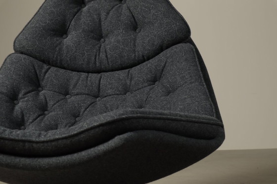 Image 1 of Artifort F588 lounge chair with ottoman by Geoffrey Harcourt, 1967