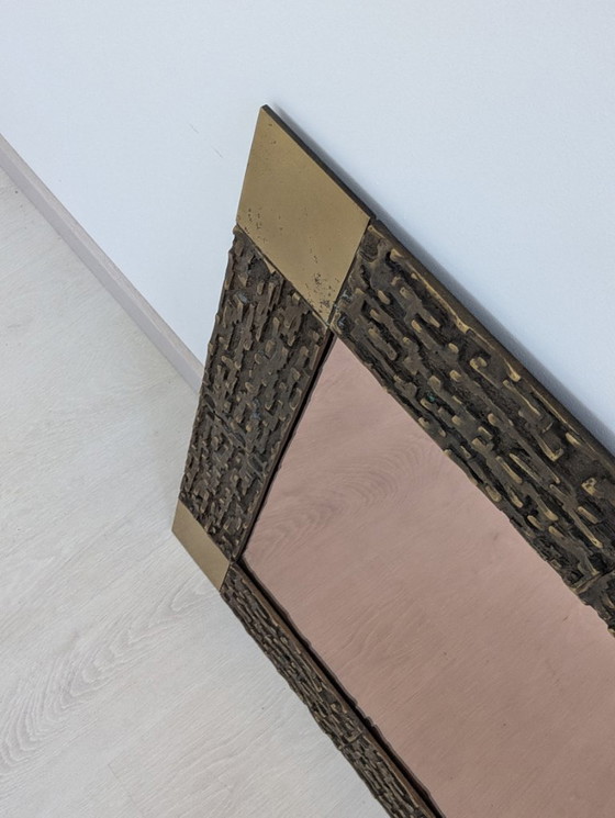 Image 1 of Frigerio Desio - Luciano Frigerio - Espejo - Juanita - Bronce, Latón