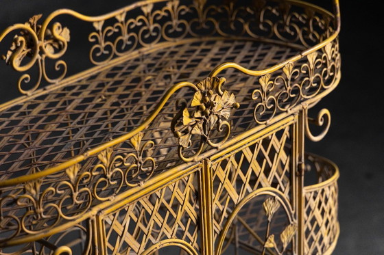 Image 1 of Carrito de servicio antiguo de hierro fundido, Francia, principios del siglo XX