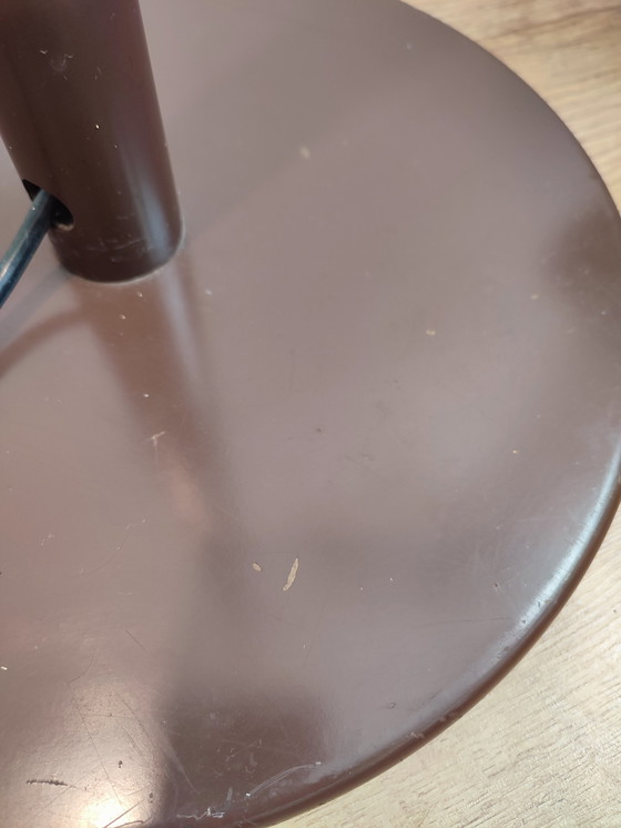 Image 1 of Lampadaire Artifort à double arche marron vintage