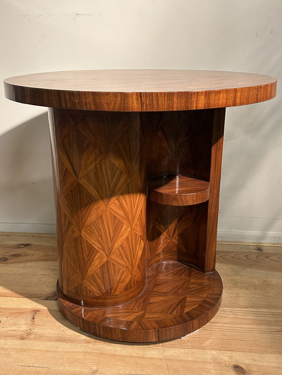 Image 1 of Art Deco Bijzettafel in Pallisander Fineer