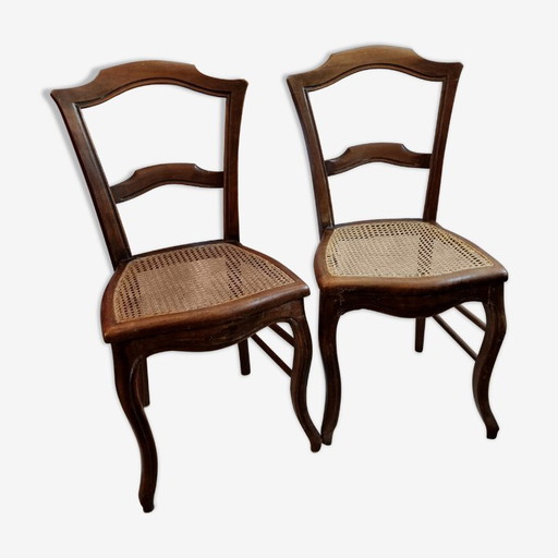 Stühle Rattan & Holz Anfang 20.