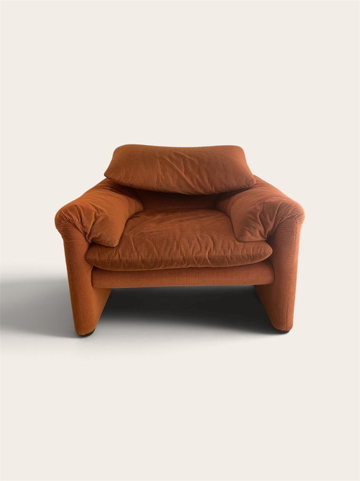 Fauteuil Maralunga - Terracotta kleur