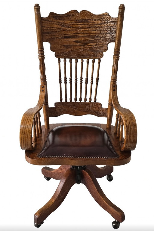Andy Thornton Ltd - Office chair -Wood,
Iron - Antique style
