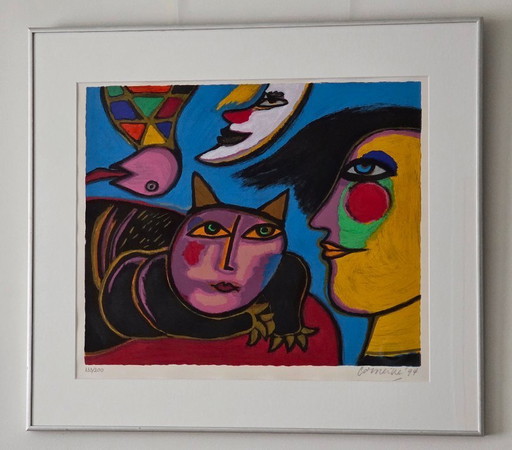 Corneille - Moon Clown / La Lune Clown - 133/200 - 1994 - Signé à la main