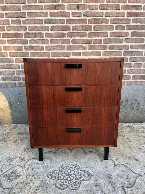 Image 1 of Vintage Made to Measure ladenkast met 4 laden door Cees Braakman voor Pastoe,