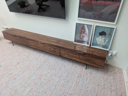 Wooden TV furniture with drawers and doors HKLIVING