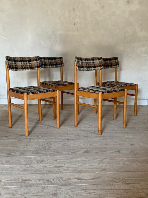 Sedie Baumann vintage in stile scandinavo – eetkamerstoelen, Wood, Scandinavian (photo 2 of 8)