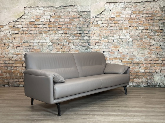 Leolux Bora Balanza - Taupe/Grey Leather | Axel Enthoven – Sofas, Metal (photo 8 of 14)