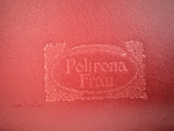 Image 1 of Poltrona Frau Bridge (colección Form) cuero rojo