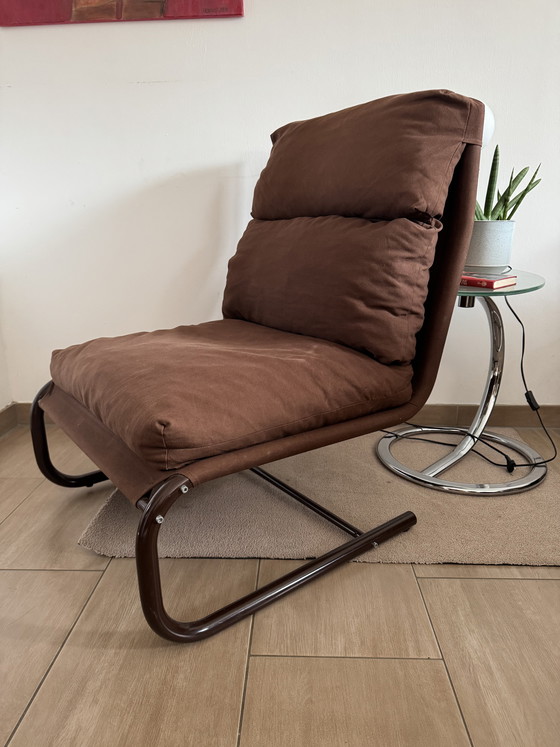 Image 1 of Fauteuil vintage Stuns années 1970 - Dranger & Huldt - Fauteuil lounge style ère spatiale