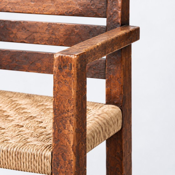 Modernist vintage armchairs (2 pieces in stock), Wood, Brown (photo 4 of 8)