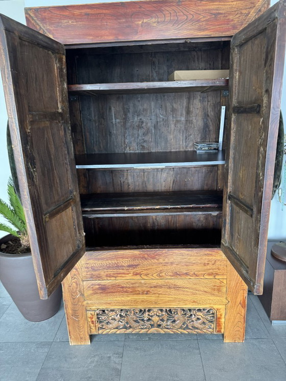 Image 1 of Antique Chinese Bridal Cabinet