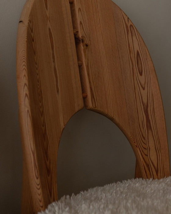 Image 1 of Vintage Danish Pine Dining Chairs (Set of 4) | Niels Koefoed Style | Rustic Scandinavian Modern | 1970s–80s