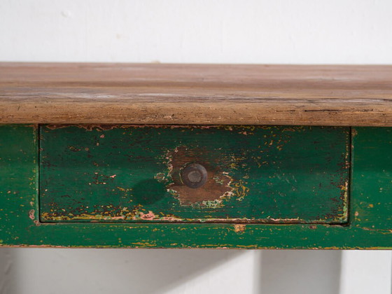 Antiker grüner Holztisch (ca. 1920) – Esstische (photo 23 of 40)