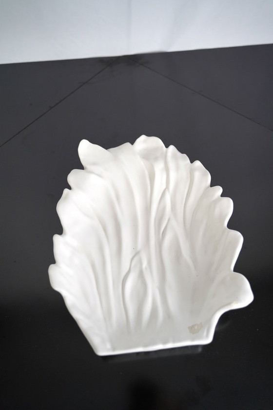 Image 1 of Großes weißes Keramik-Mittelstück von Tommaso Barbi, Italien, 1970er Jahre