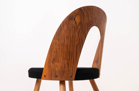 Image 1 of Set di 4 sedie da pranzo Mid-Century di Antonin Šuman, rivestite in tessuto Kvadrat